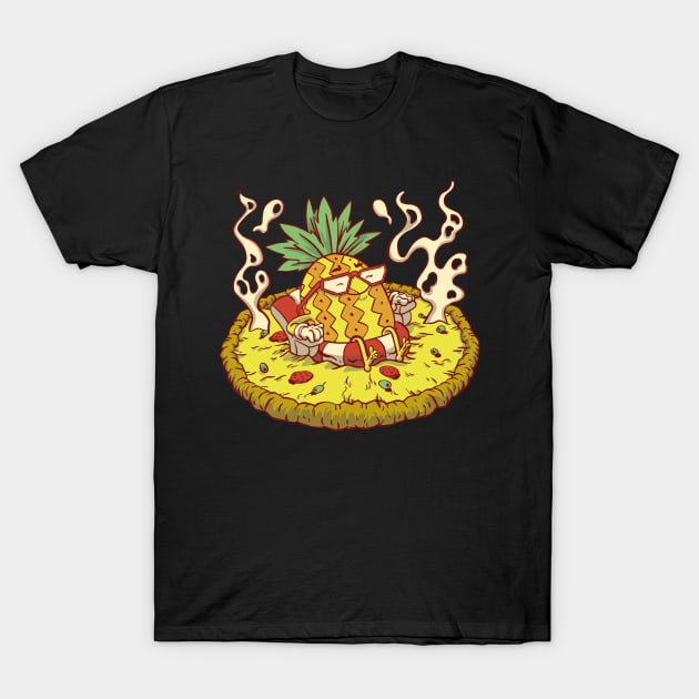 Pizza Pineapple T-Shirt by petit-creativ